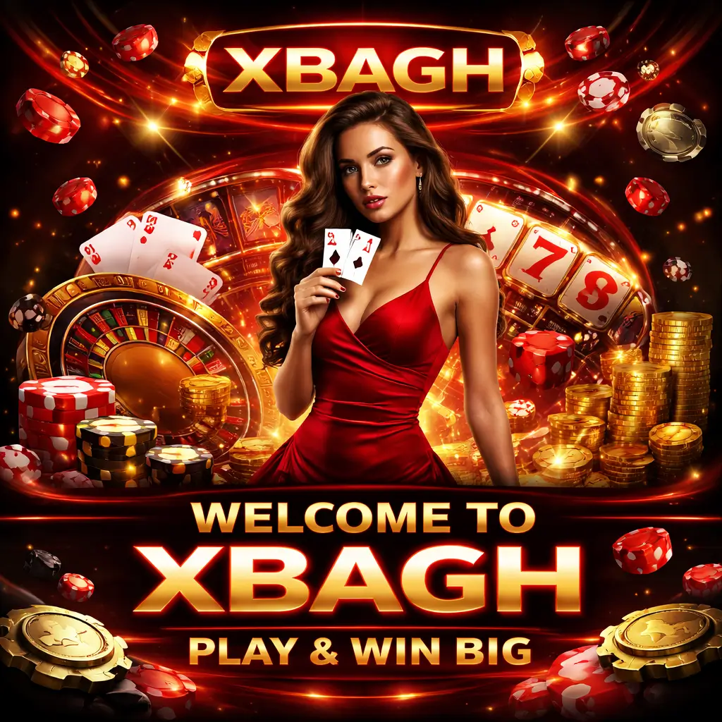 XBAGH slot machines and gaming lobby on homepage